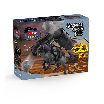 Schleich Eldrador Creatures Shadow Bull Gladiator Figure