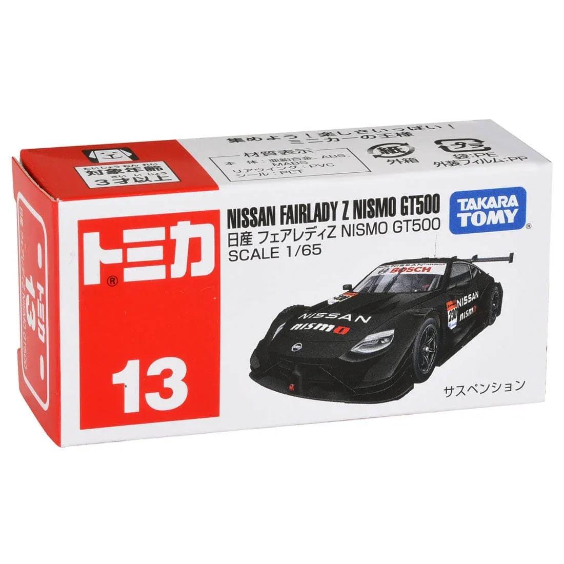 Tomica No. 13 Nissan Fairlady Z Nismo GT500 Die-Cast Model Car