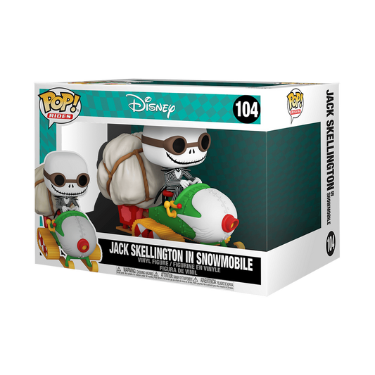 Funko Pop! Rides Super Deluxe The Nightmare Before Christmas Jack Skellington in Snowmobile Vinyl Figure