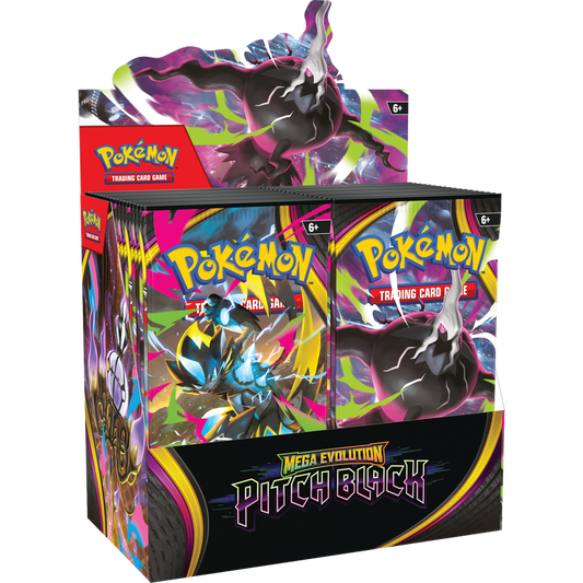 Pokémon TCG: Mega Evolution—Pitch Black Booster Box – 36 Packs (Chance of Chase)