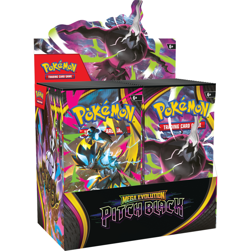 Pokémon TCG: Mega Evolution—Pitch Black Booster Box – 36 Packs (Chance of Chase)