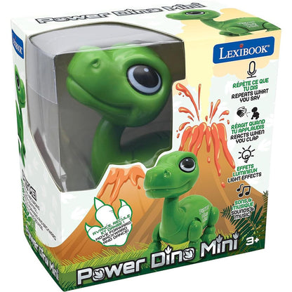 Lexibook Power Dino Mini Dinosaur Robot with Lights & Sounds