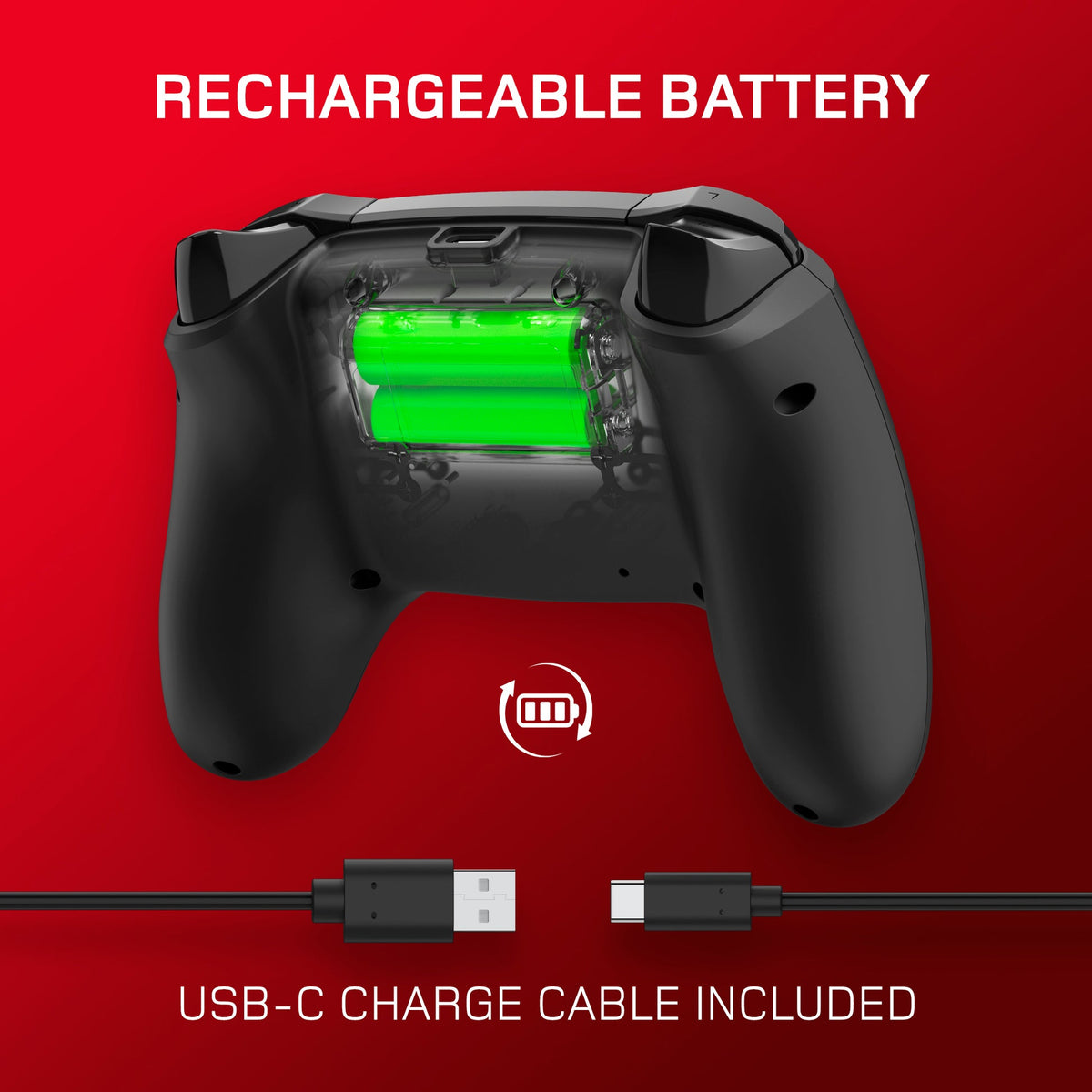 Gioteck WX5 Wireless Controller for Nintendo Switch 2, Switch & PC - Black