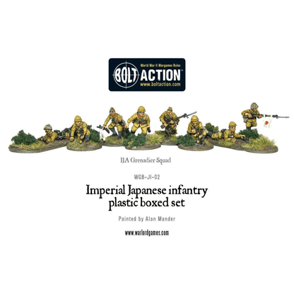 Bolt Action Imperial Japanese Infantry 30-Miniature Plastic Boxed Set