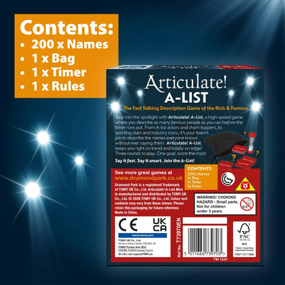 Articulate! A-List Mini Celebrity Description Game