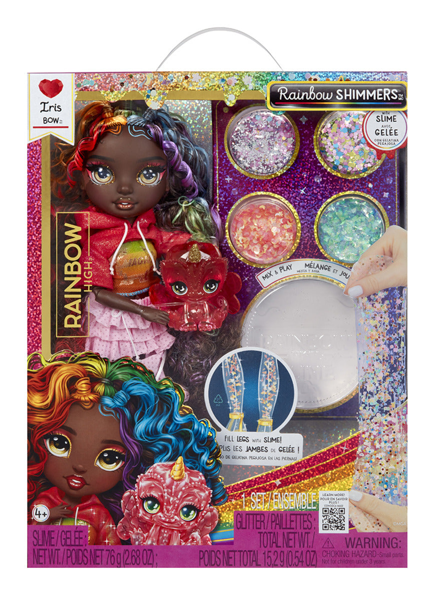 Rainbow High Rainbow Shimmers Iris Doll with Slime Kit
