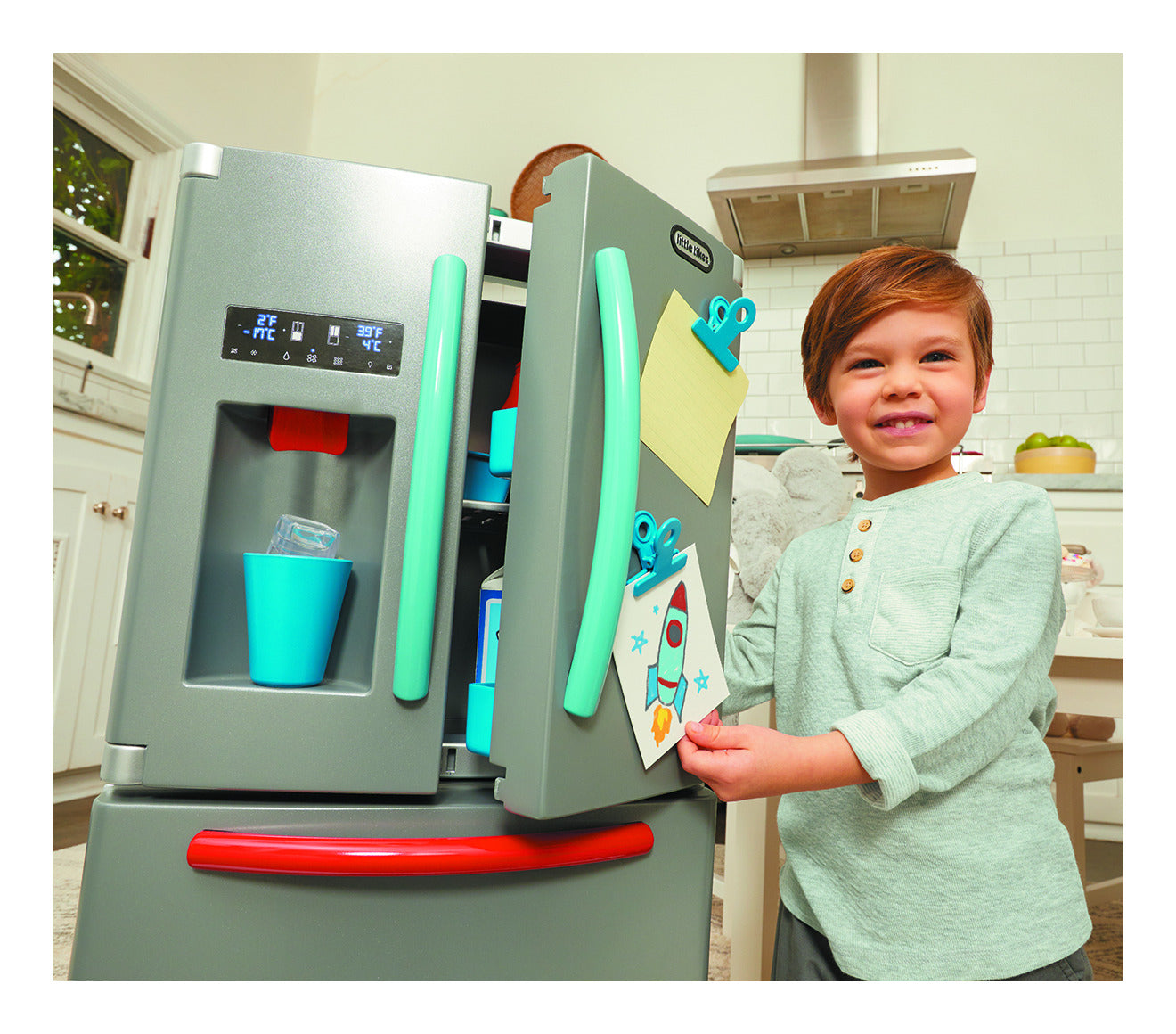 Little Tikes First Fridge Interactive Pretend-Play Refrigerator