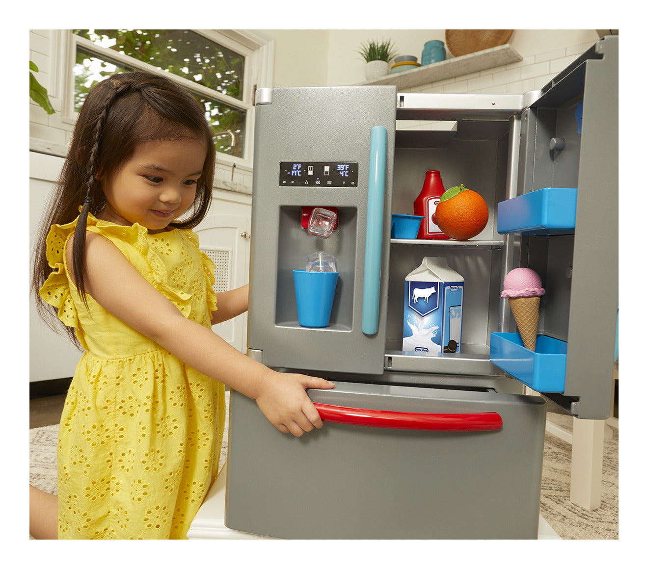Little Tikes First Fridge Interactive Pretend-Play Refrigerator