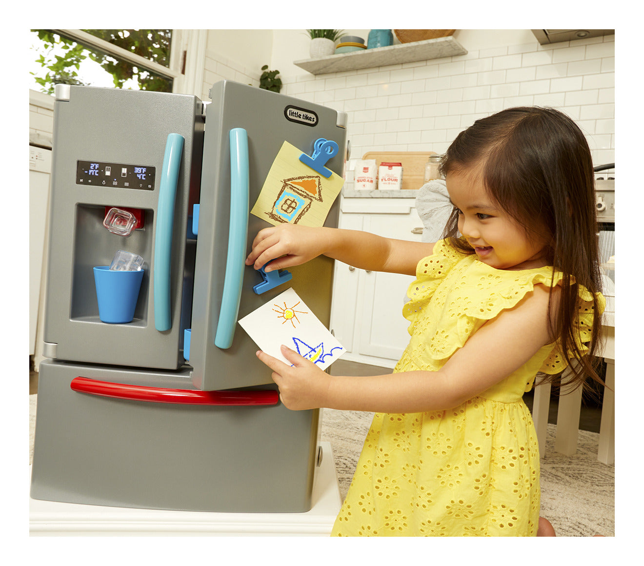 Little Tikes First Fridge Interactive Pretend-Play Refrigerator