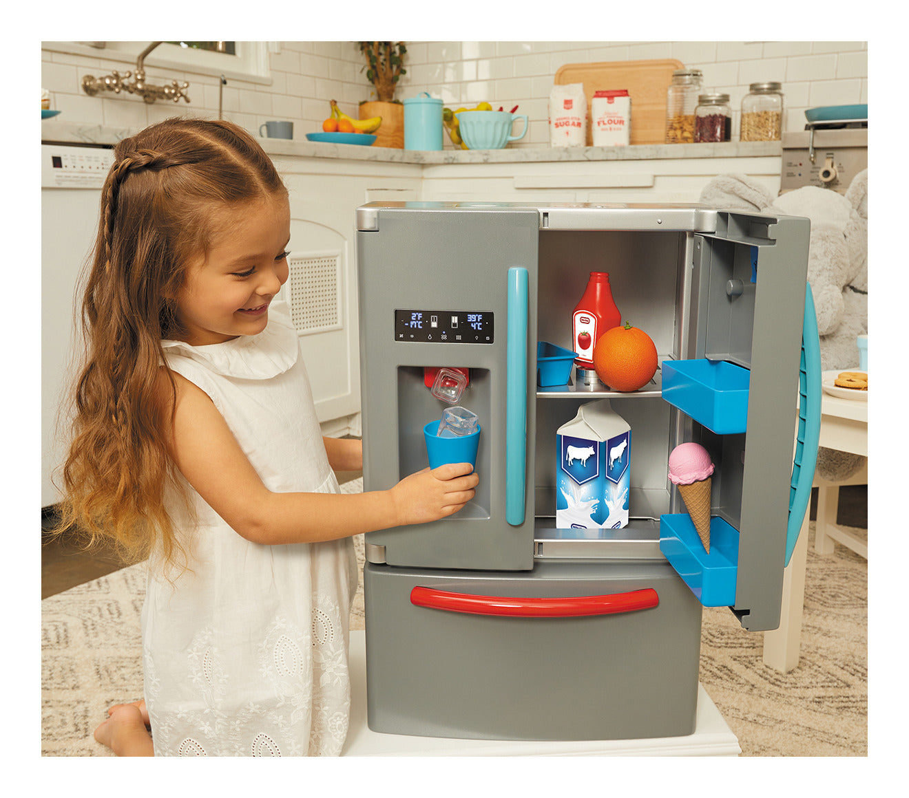 Little Tikes First Fridge Interactive Pretend-Play Refrigerator