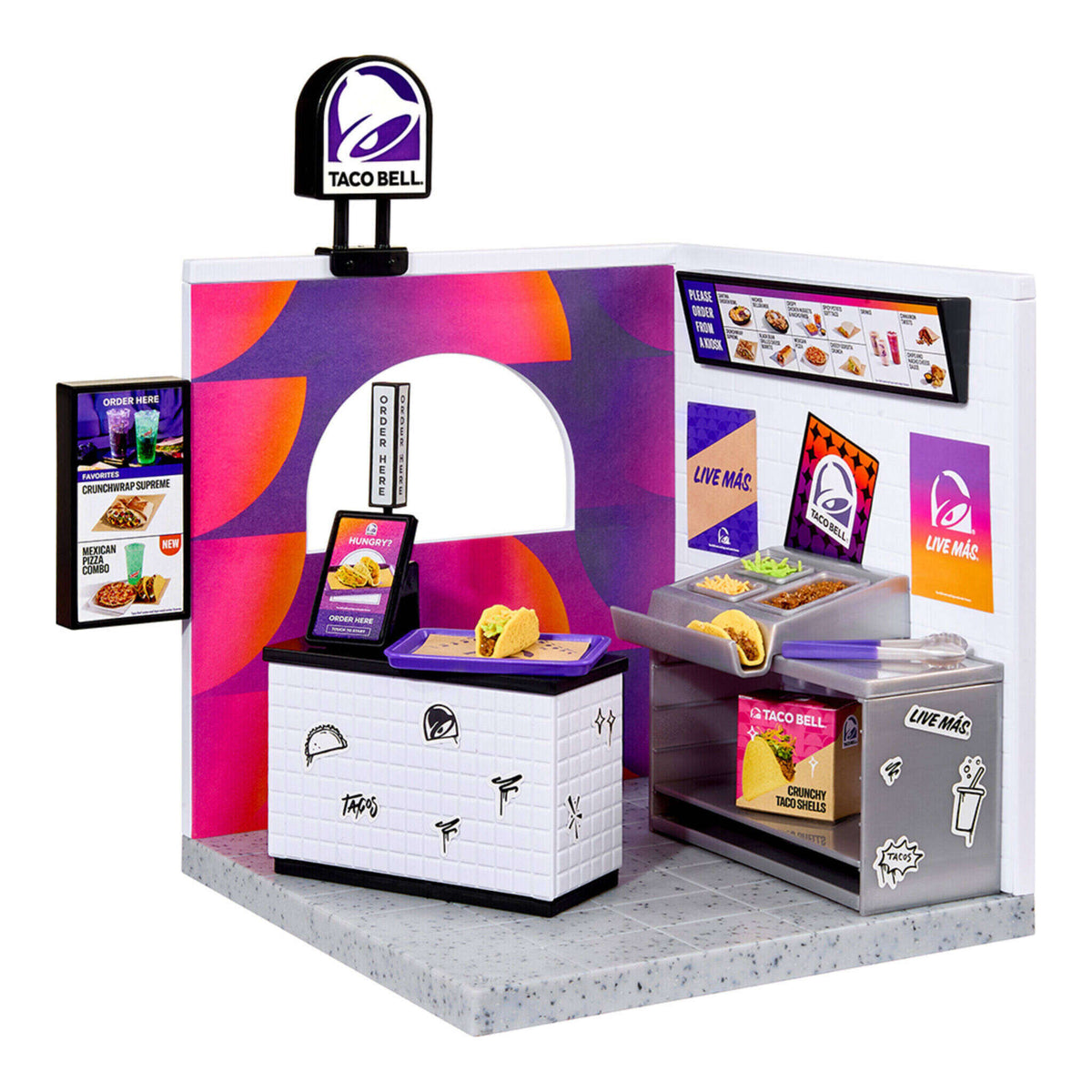 MGA's Miniverse Make It Mini Taco Bell Restaurant Playset