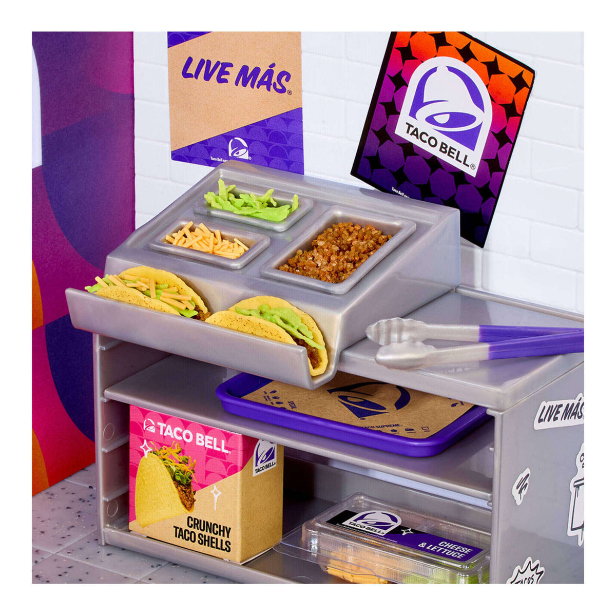 MGA's Miniverse Make It Mini Taco Bell Restaurant Playset