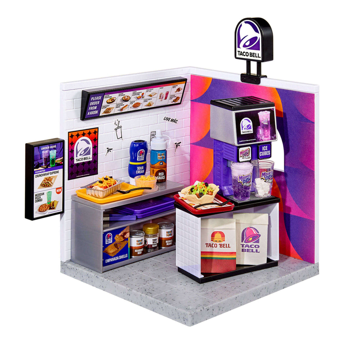 MGA's Miniverse Make It Mini Taco Bell Restaurant Playset