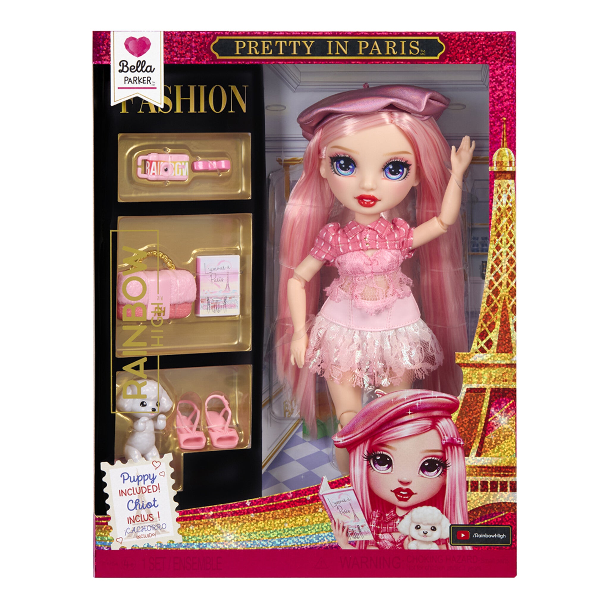 Rainbow High Pretty in Paris Bella Parker Fashion Doll
