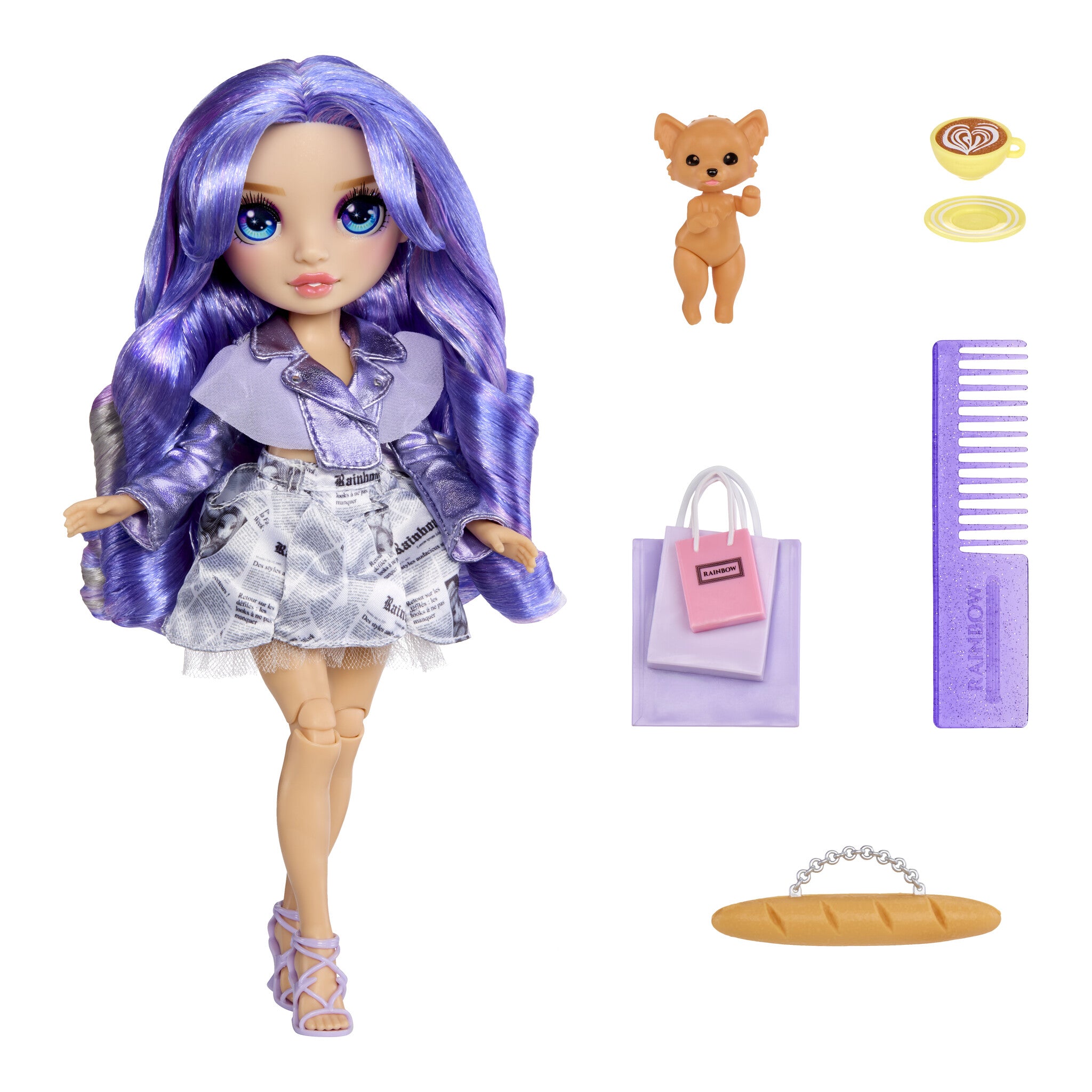 Rainbow High Pretty in Paris Violet Willow Fashion Doll