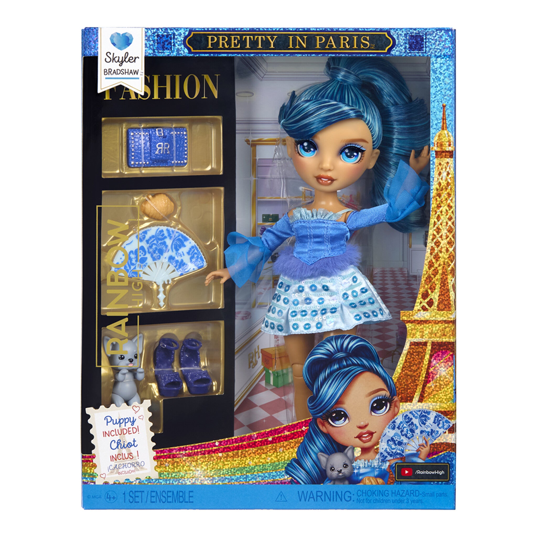 Rainbow High Pretty in Paris Skyler Bradshaw Fashion Doll