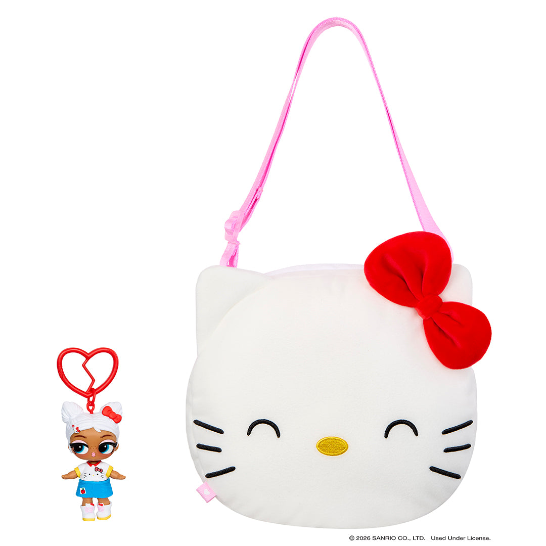L.O.L. Surprise Loves Hello Kitty Big Reversible Plush with Matching Tot