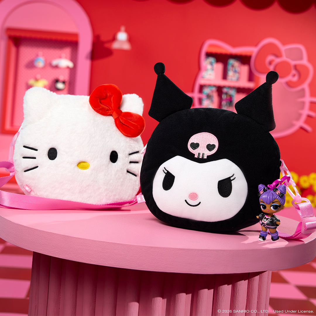 L.O.L. Surprise Loves Hello Kitty Big Reversible Plush with Matching Tot