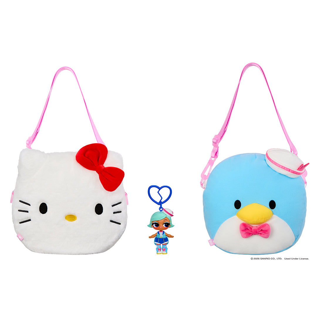 L.O.L. Surprise Loves Hello Kitty Big Reversible Plush with Matching Tot