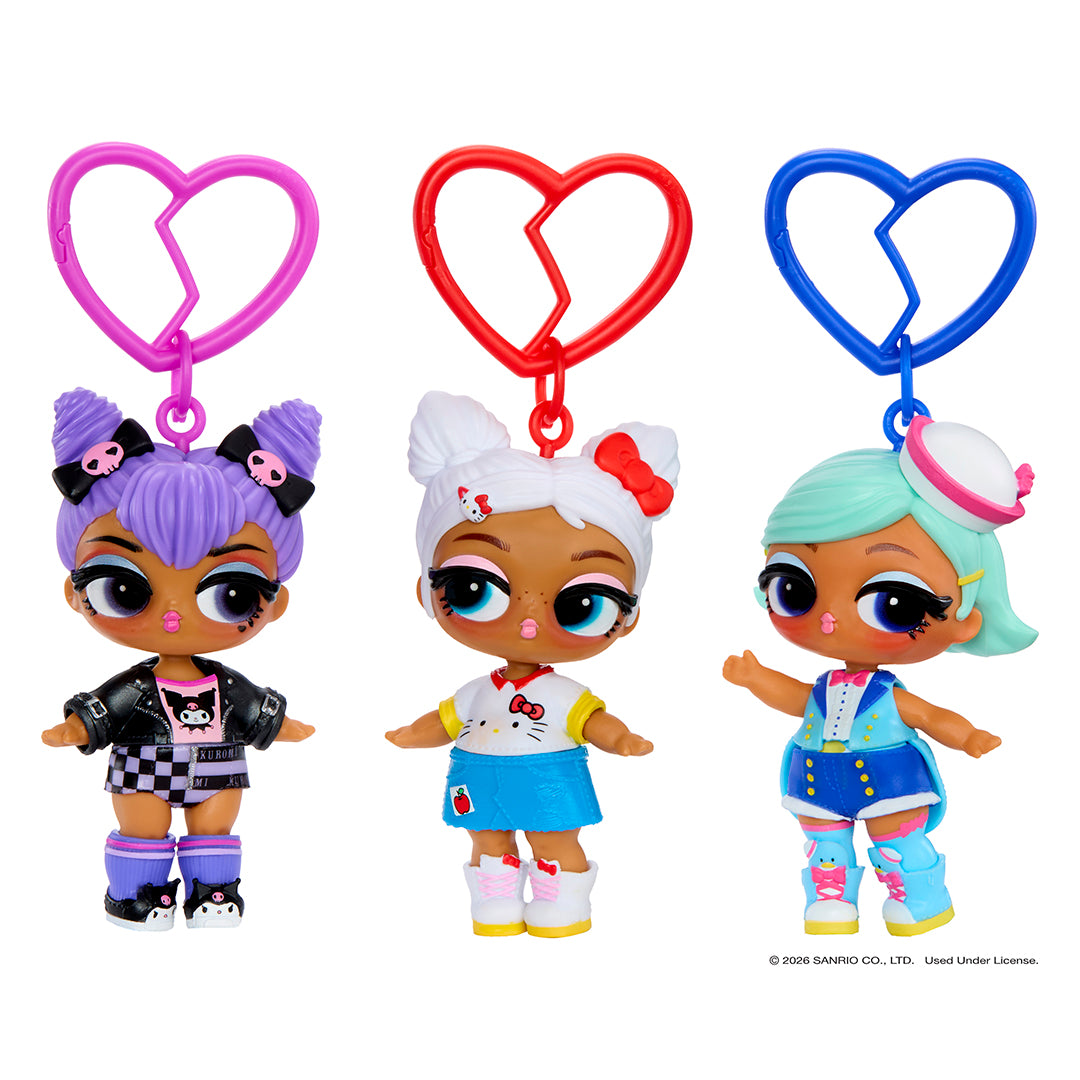 L.O.L. Surprise Loves Hello Kitty Big Reversible Plush with Matching Tot