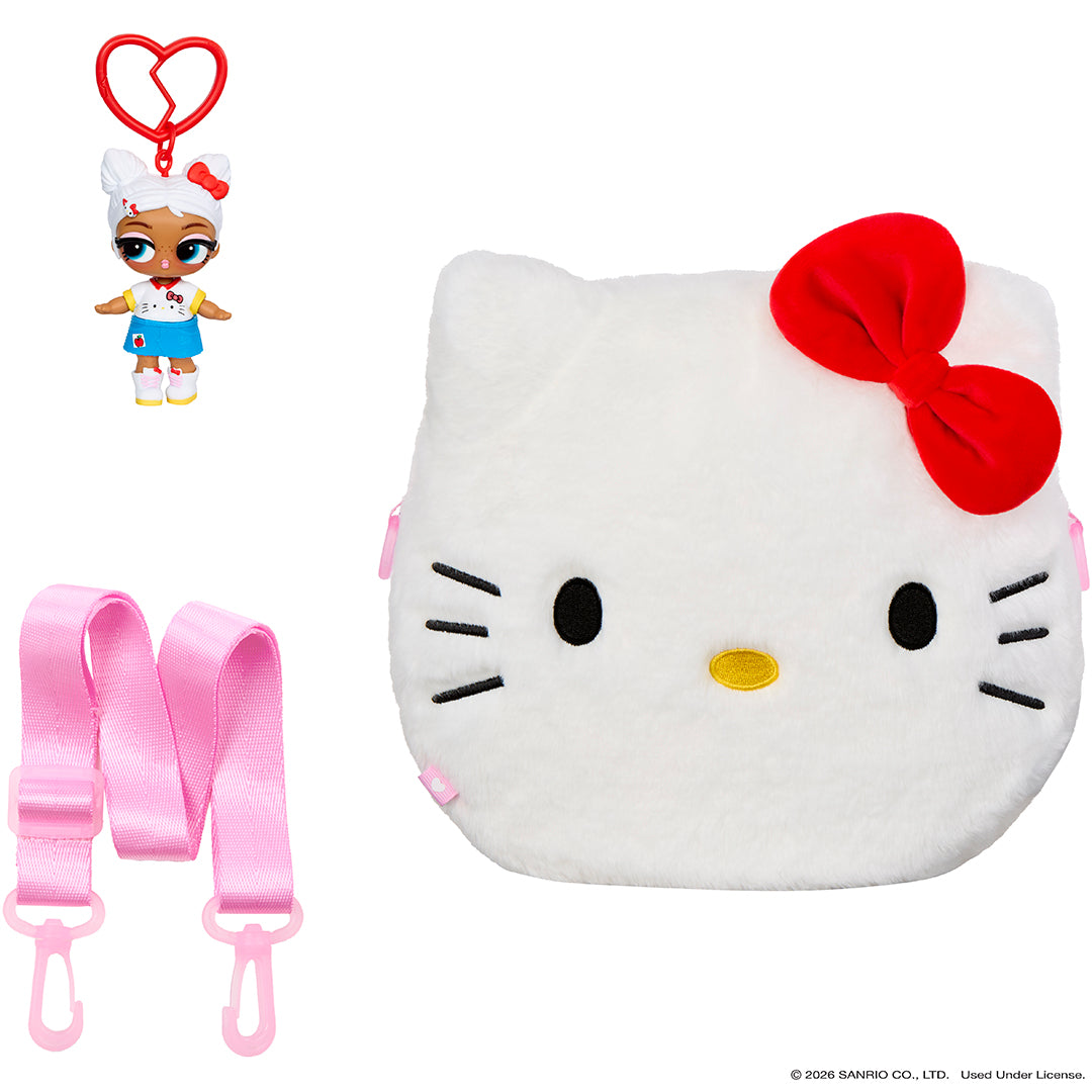 L.O.L. Surprise Loves Hello Kitty Big Reversible Plush with Matching Tot