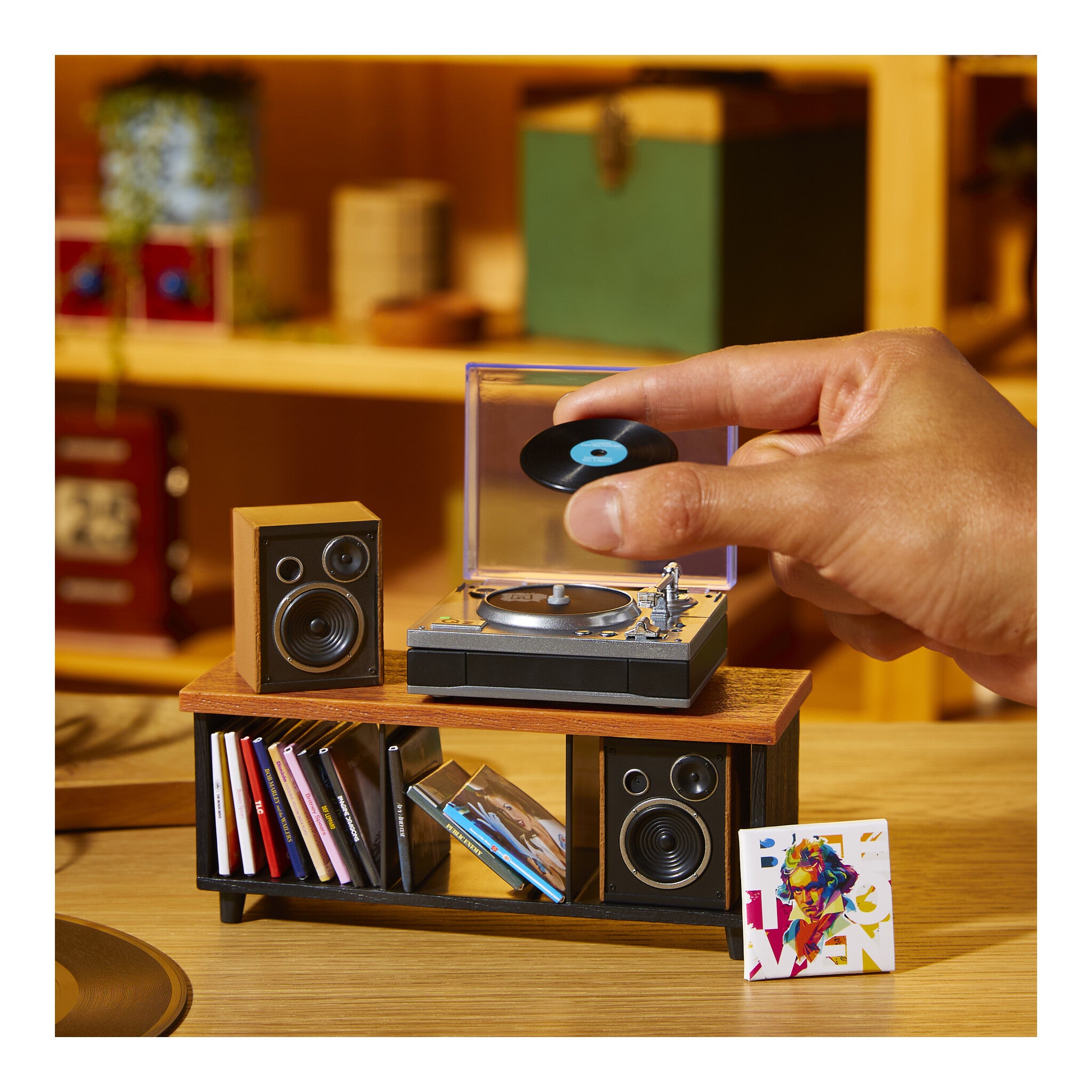 MGA's Miniverse Real Music Record Player Set