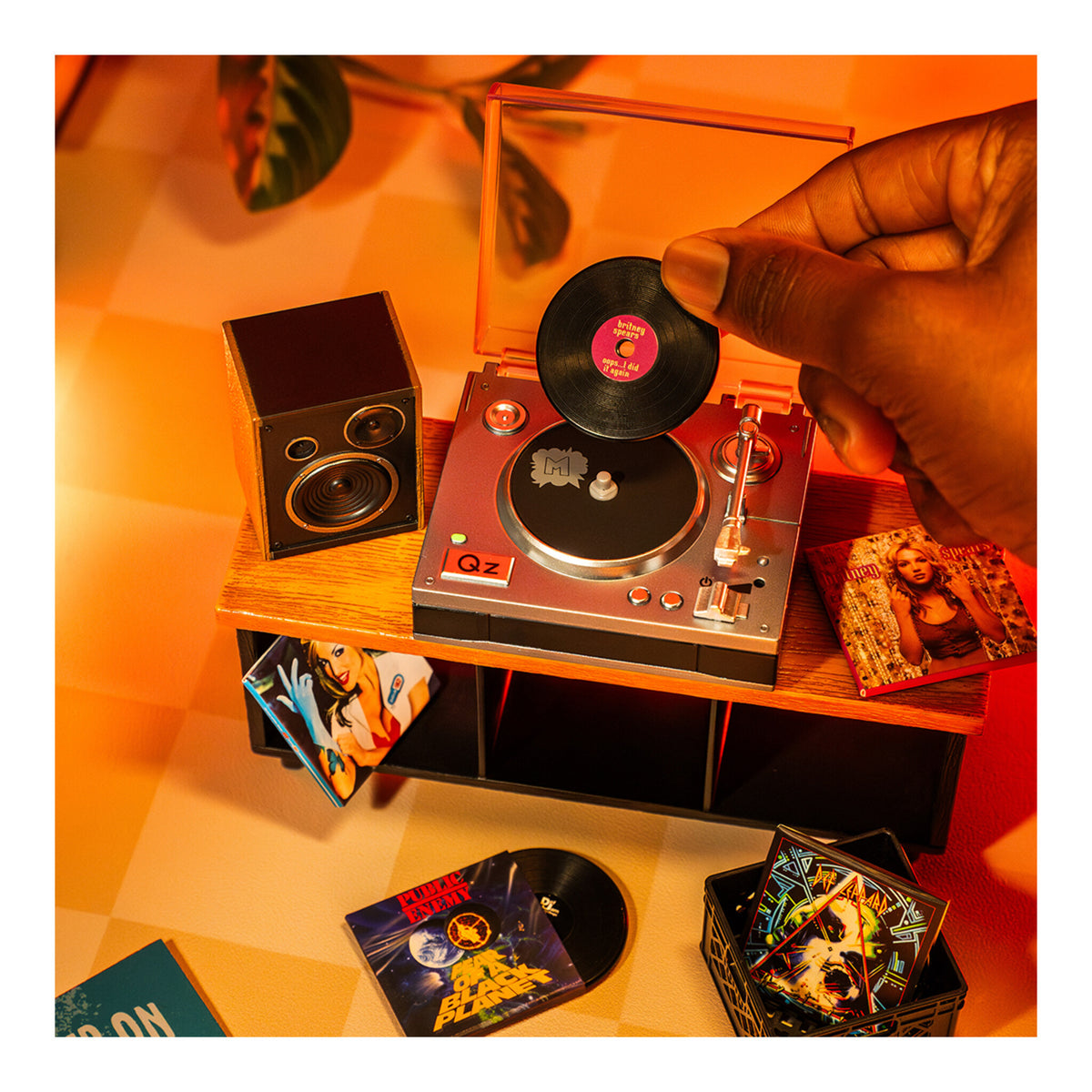 MGA's Miniverse Real Music Record Player Set
