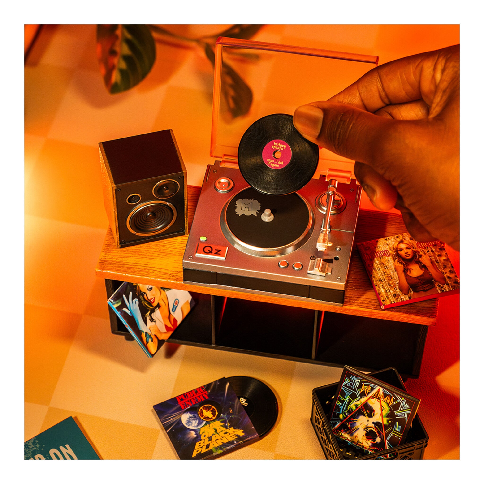 MGA's Miniverse Real Music Record Player Set