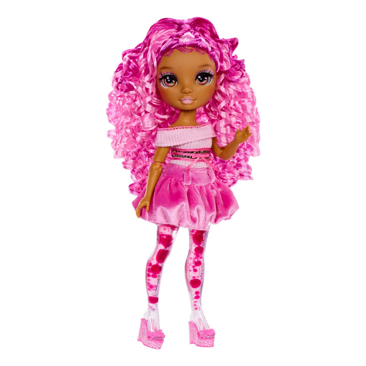 Rainbow High Sparkle & Shine Leilani Fashion Doll with Magic Bubble Legs