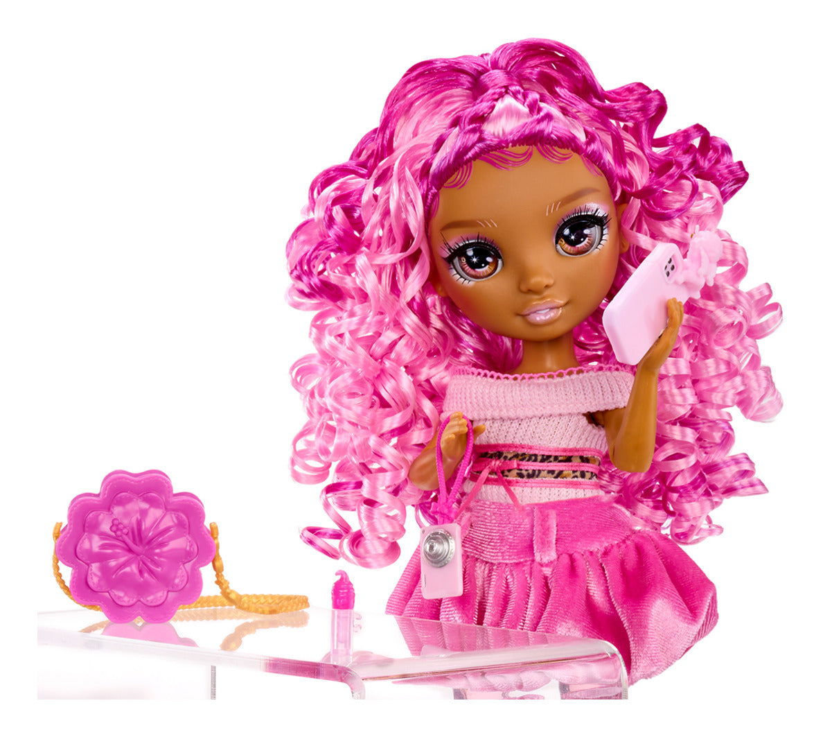 Rainbow High Sparkle & Shine Leilani Fashion Doll with Magic Bubble Legs
