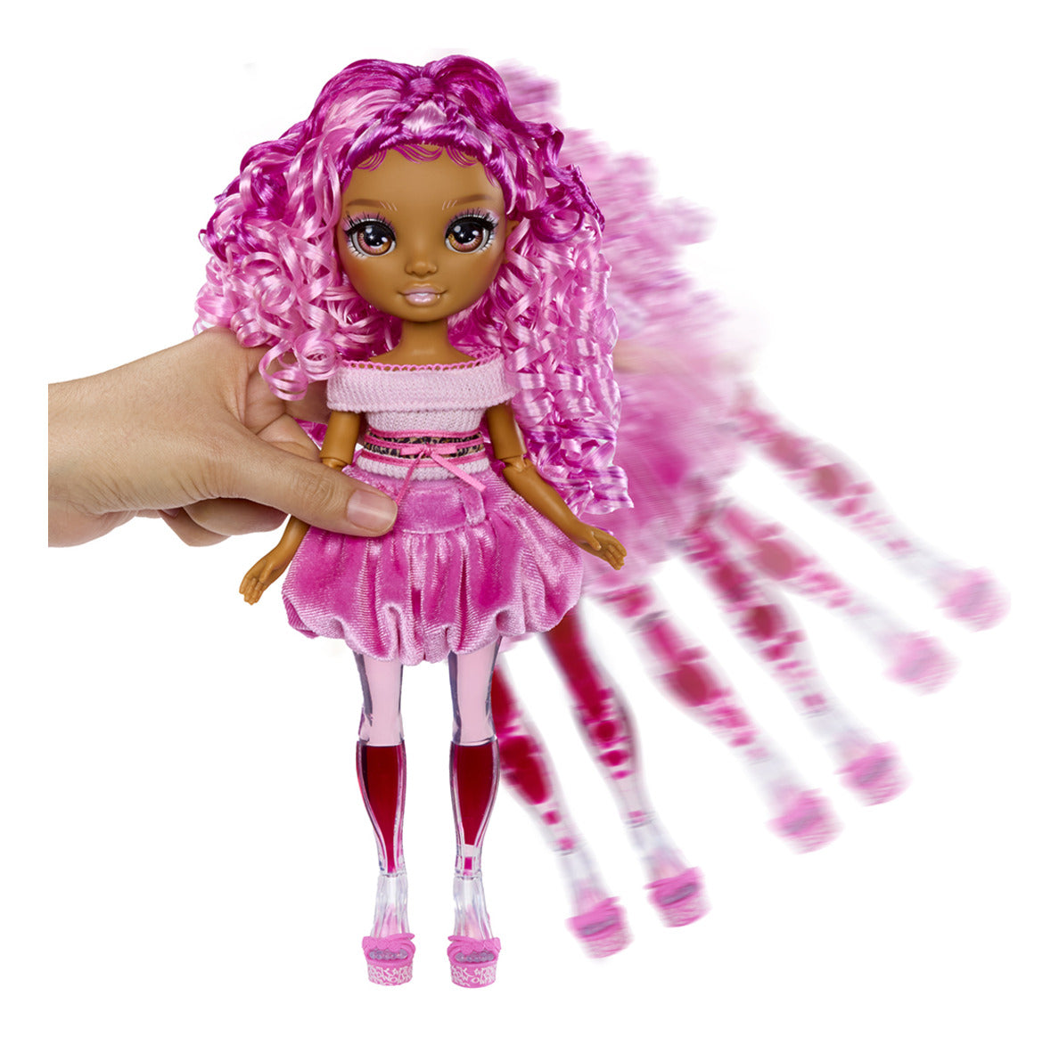 Rainbow High Sparkle & Shine Leilani Fashion Doll with Magic Bubble Legs