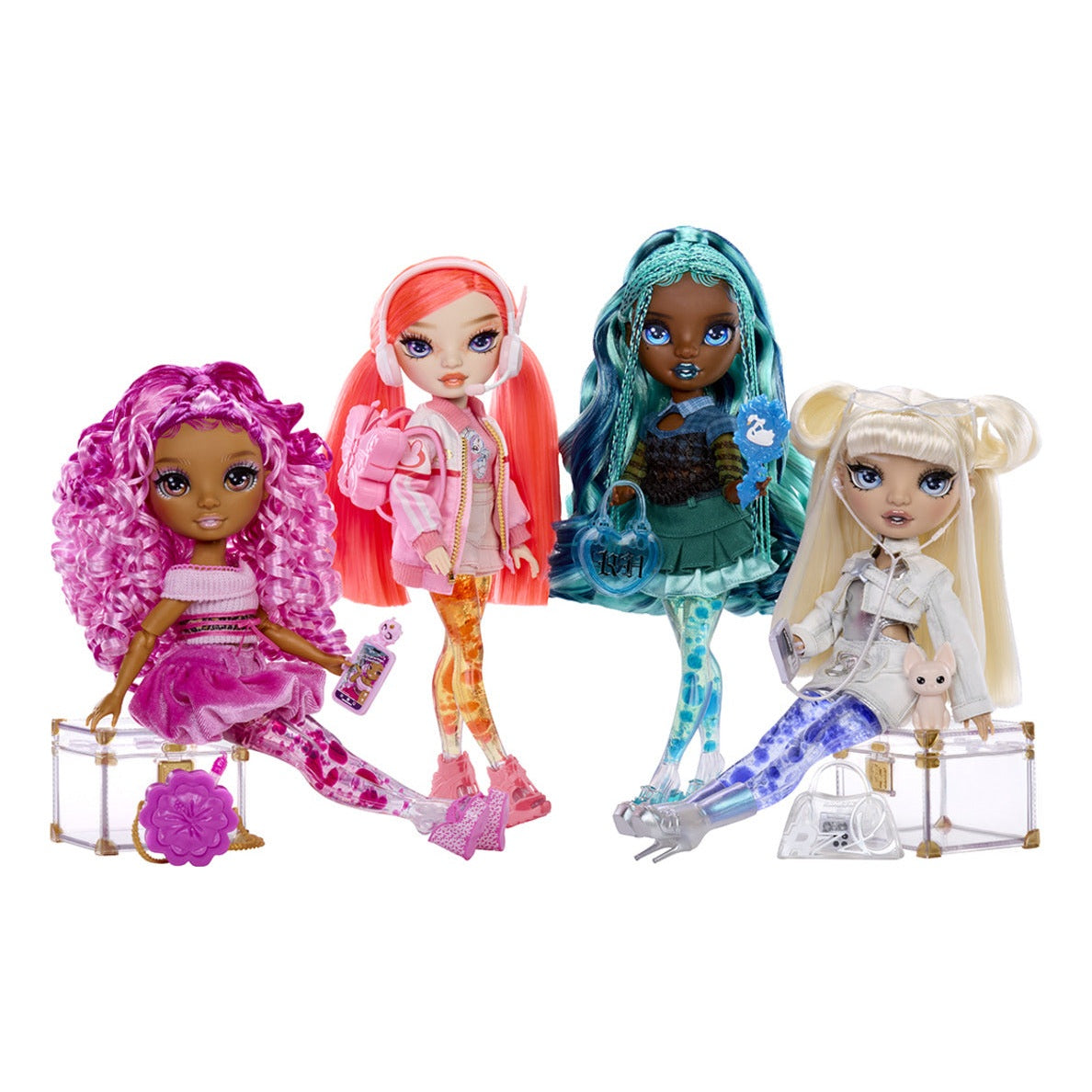 Rainbow High Sparkle & Shine Leilani Fashion Doll with Magic Bubble Legs