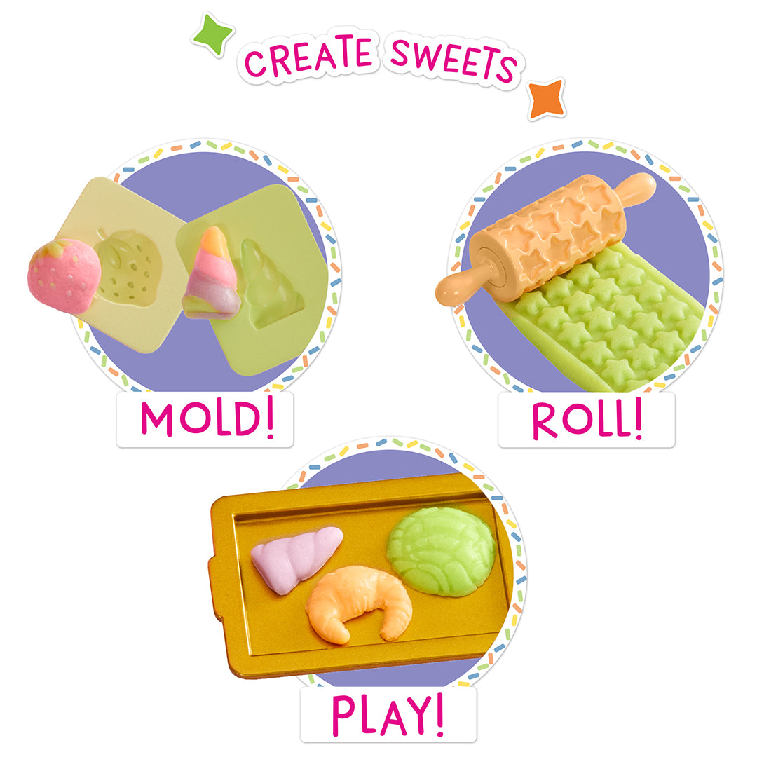 Rainbow High Littles Dessert Shop Playset with Kandy Doll