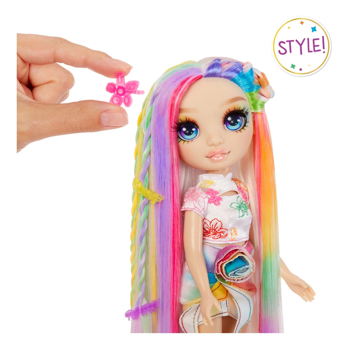 Rainbow High Hair Chalk & Style Doll Amaya Raine