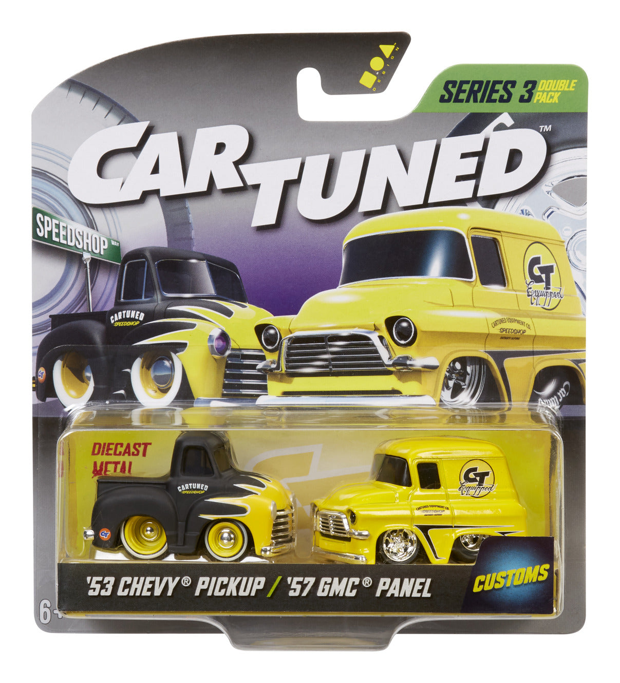 CarTuned 1:64 Diecast Cars 2-Pack Assortment