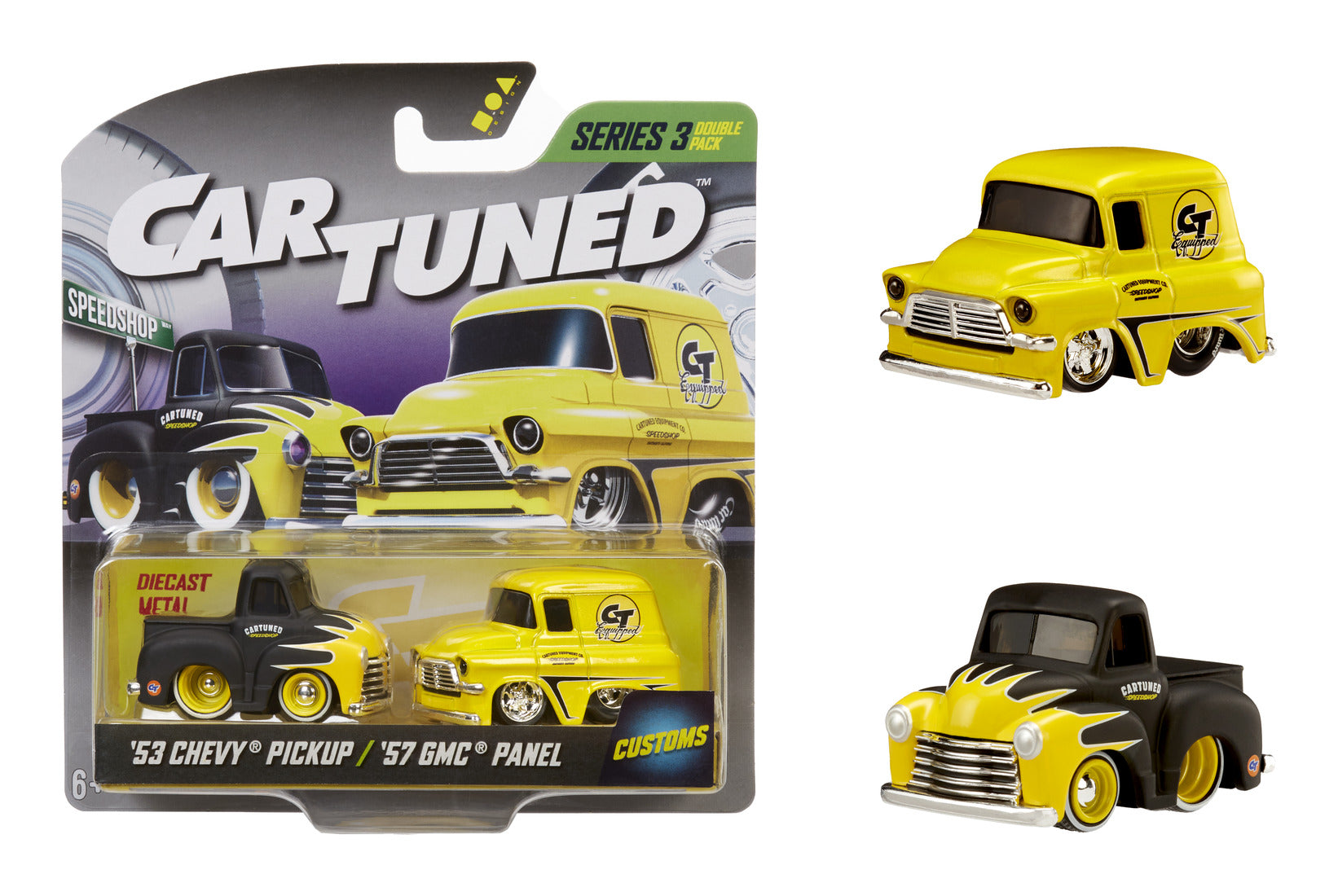 CarTuned 1:64 Diecast Cars 2-Pack Assortment
