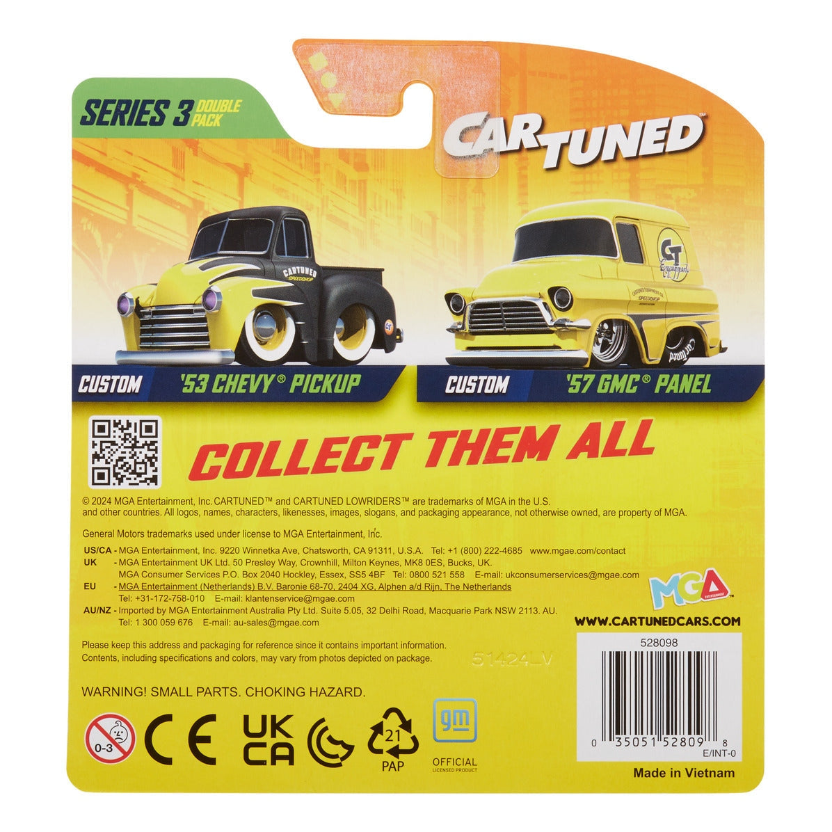 CarTuned 1:64 Diecast Cars 2-Pack Assortment