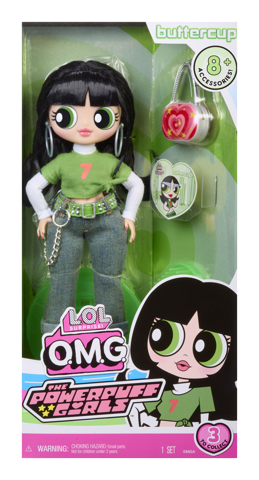 L.O.L. Surprise! OMG Powerpuff Girls Buttercup Fashion Doll