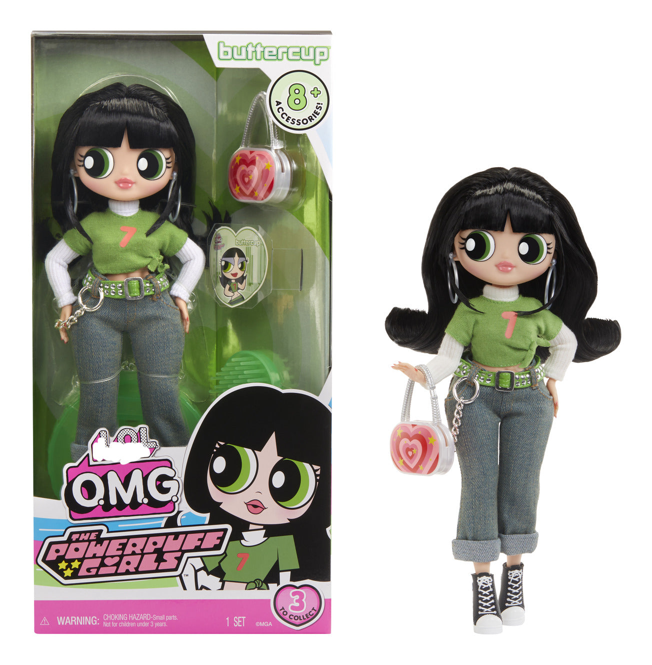 L.O.L. Surprise! OMG Powerpuff Girls Buttercup Fashion Doll