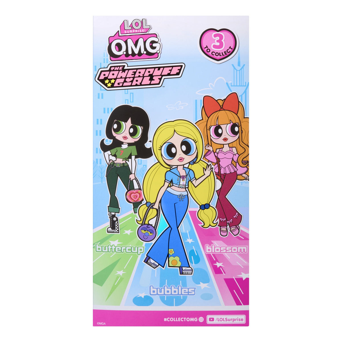L.O.L. Surprise! OMG Powerpuff Girls Bubbles Fashion Doll
