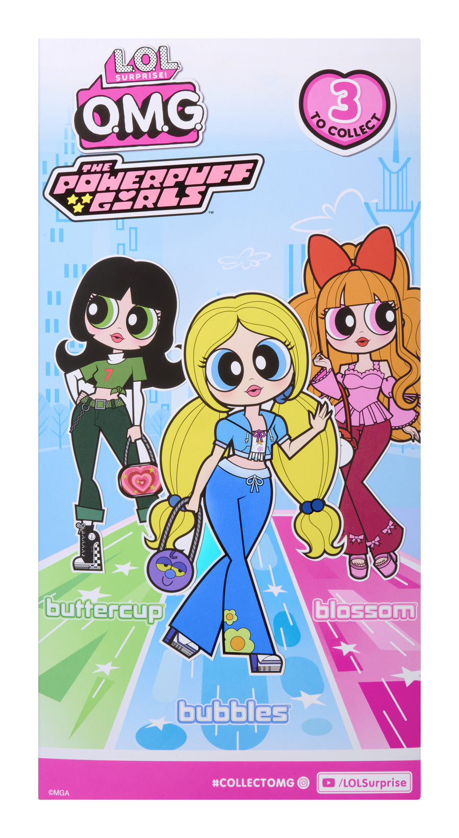 L.O.L. Surprise! OMG Powerpuff Girls Bubbles Fashion Doll