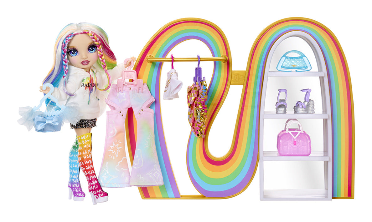 Rainbow High Amaya’s Rainbow Closet Playset with Exclusive Doll