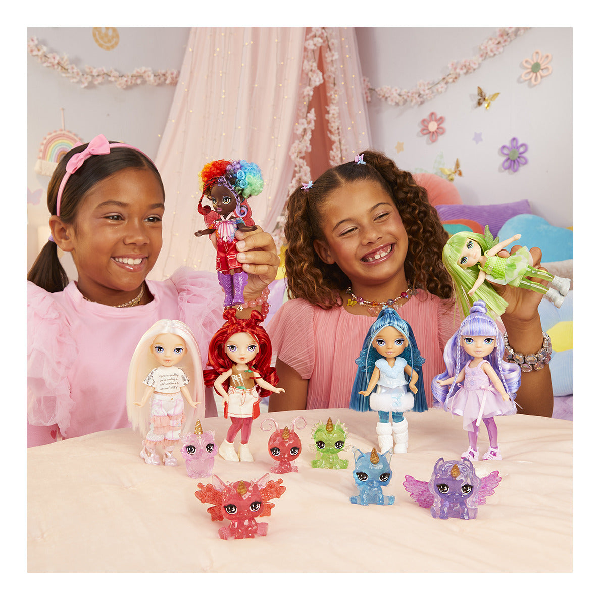 Rainbow High Littles Rainbow Fantasy Fairies Opal Doll with Owl Pet