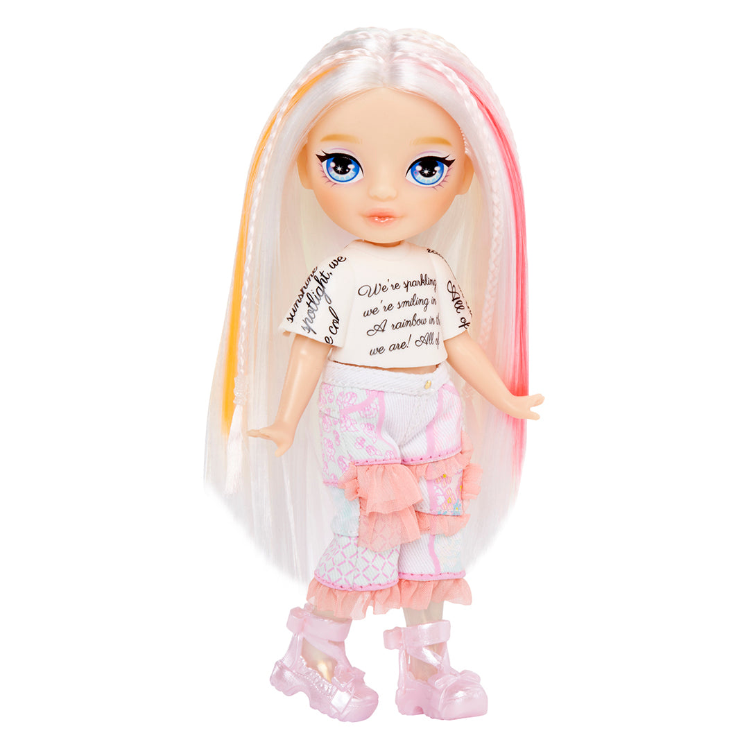 Rainbow High Littles Rainbow Fantasy Fairies Opal Doll with Owl Pet