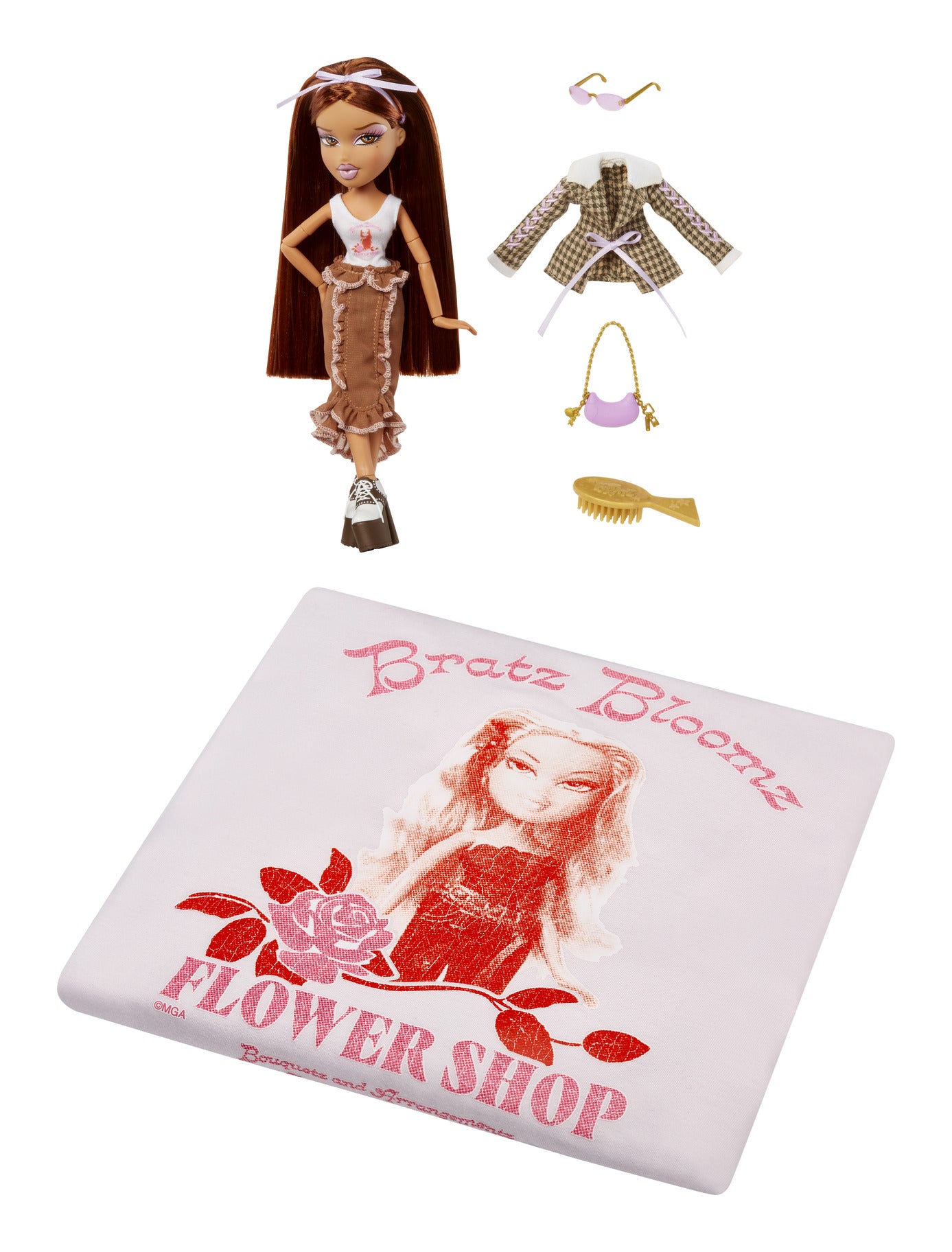 Bratz Stylin’ Doll Yasmin with Customisable T-Shirt