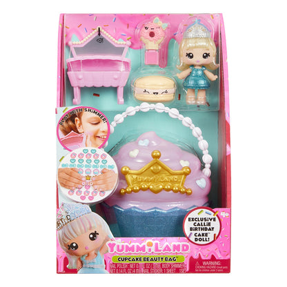 Yummiland Cupcake Beauty Bag Playset with Callie Lip Gloss Doll