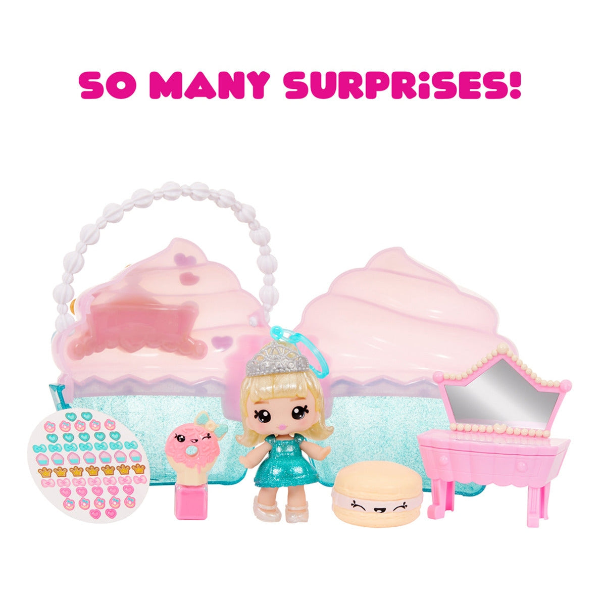 Yummiland Cupcake Beauty Bag Playset with Callie Lip Gloss Doll