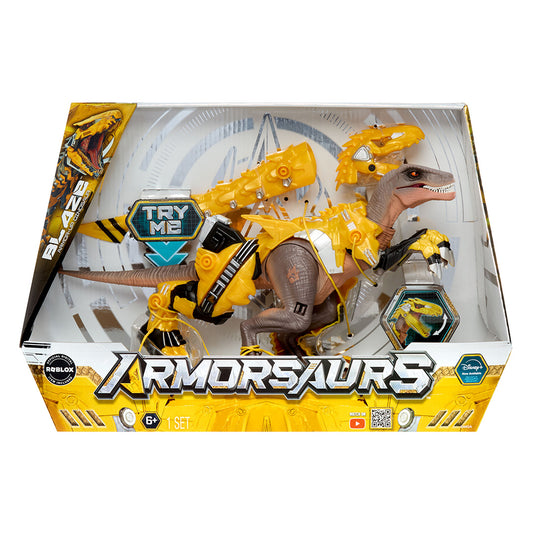 Armorsaurs Armor-Up Yellow Raptor Dinosaur Blaze