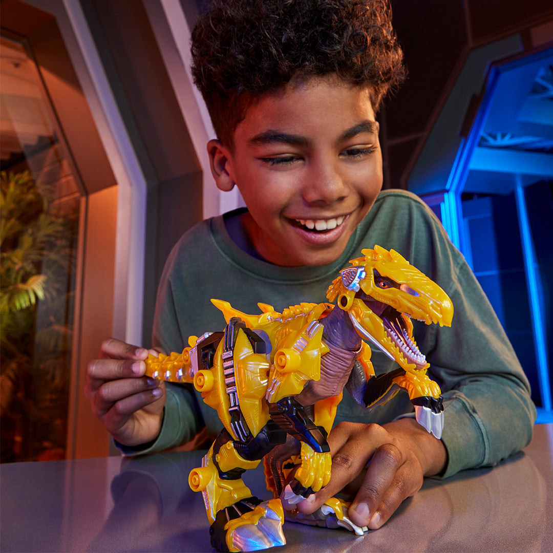 Armorsaurs Armor-Up Yellow Raptor Dinosaur Blaze