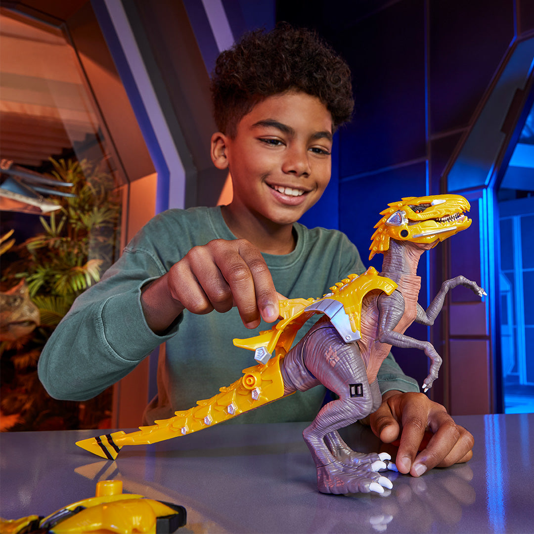 Armorsaurs Armor-Up Yellow Raptor Dinosaur Blaze